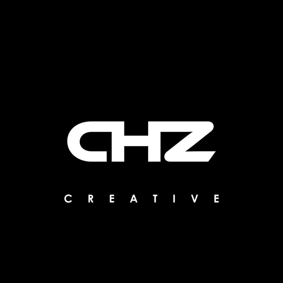 chz brief eerste logo ontwerp sjabloon vector illustratie