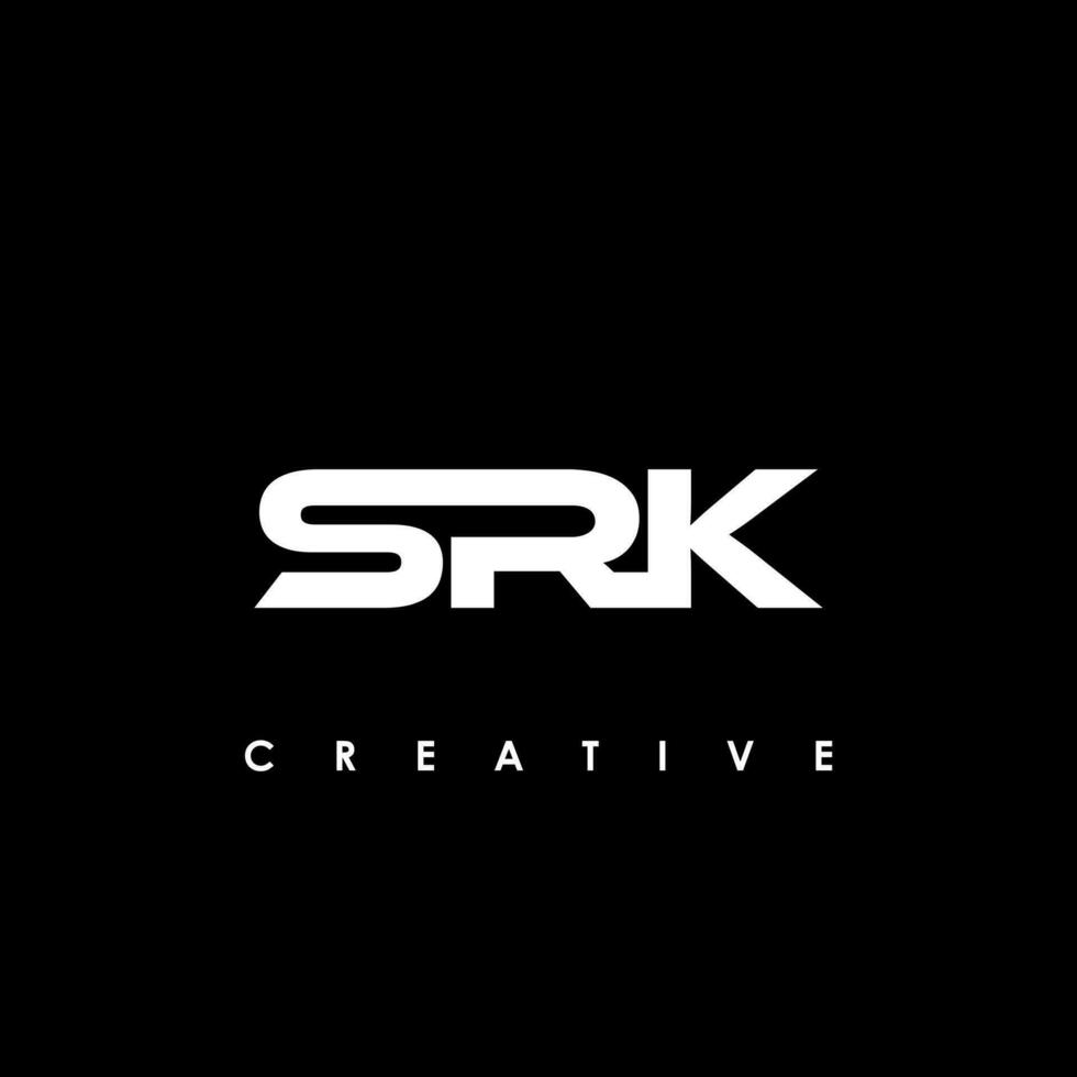 srk brief eerste logo ontwerp sjabloon vector illustratie