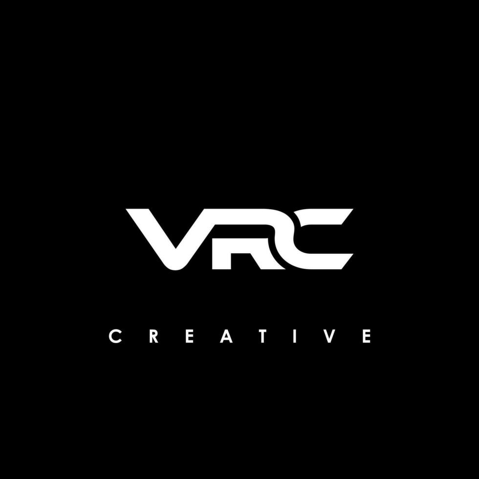 vc brief eerste logo ontwerp sjabloon vector illustratie