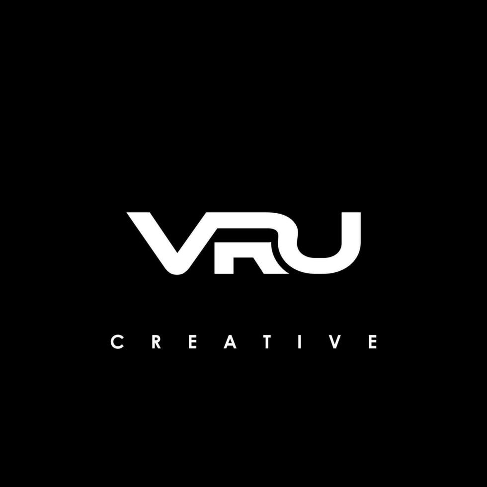 vru brief eerste logo ontwerp sjabloon vector illustratie