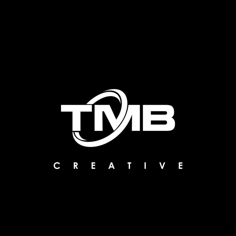 tmb brief eerste logo ontwerp sjabloon vector illustratie