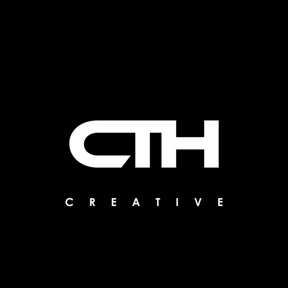 cth brief eerste logo ontwerp sjabloon vector illustratie