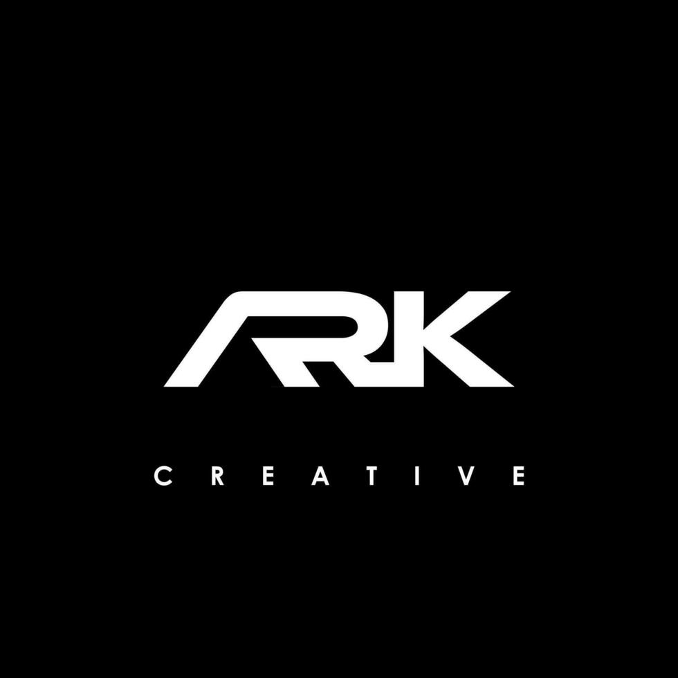ark brief eerste logo ontwerp sjabloon vector illustratie