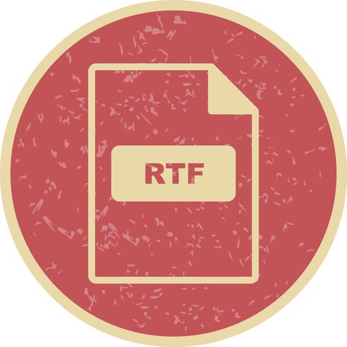 rtf vector pictogram