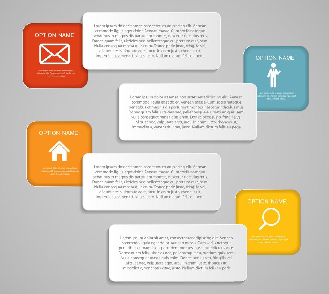 infographic sjablonen voor zakelijke vectorillustratie. eps10 vector