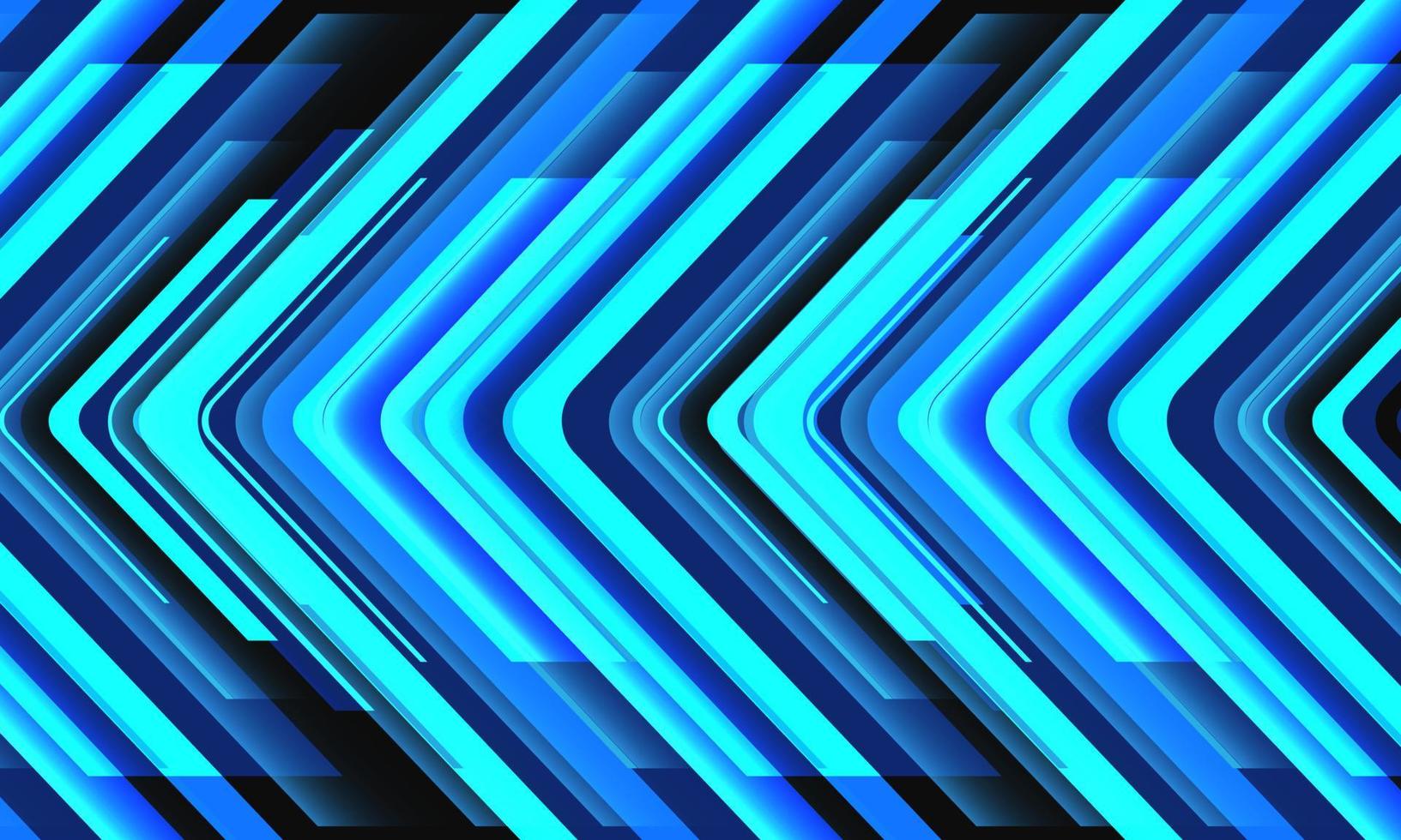 abstract blauw neon pijl richting geometrisch patroon ontwerp moderne technologie futuristisch achtergrond vector