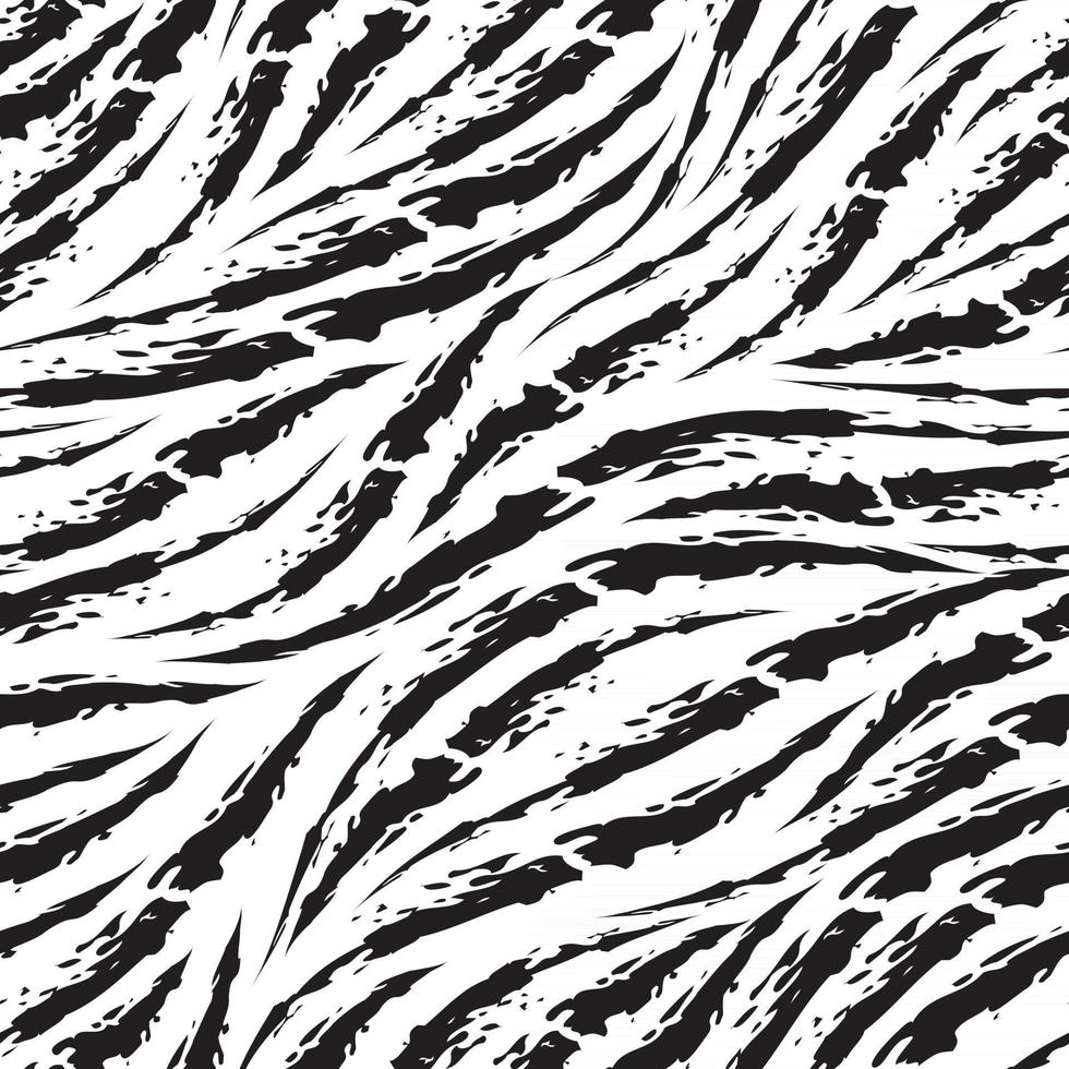naadloze vector zwart-wit patroon zebra skin