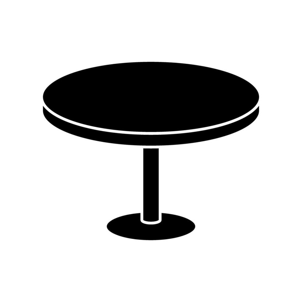 tafel icoon vector. meubilair illustratie teken. koffie tafel symbool. werkplaats logo. vector