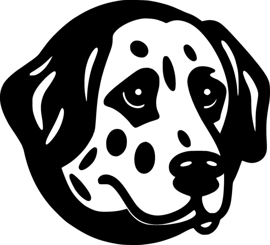 dalmatiër - minimalistische en vlak logo - vector illustratie