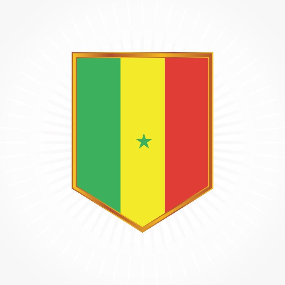 senegal vlag png gratis vector