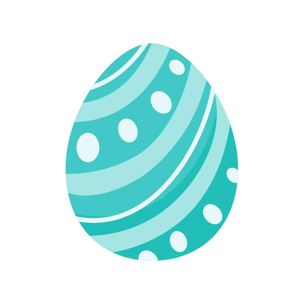 Pasen eieren versierd met kleurrijk patronen voor een Pasen ei zoeken werkzaamheid met de kinderen. vector