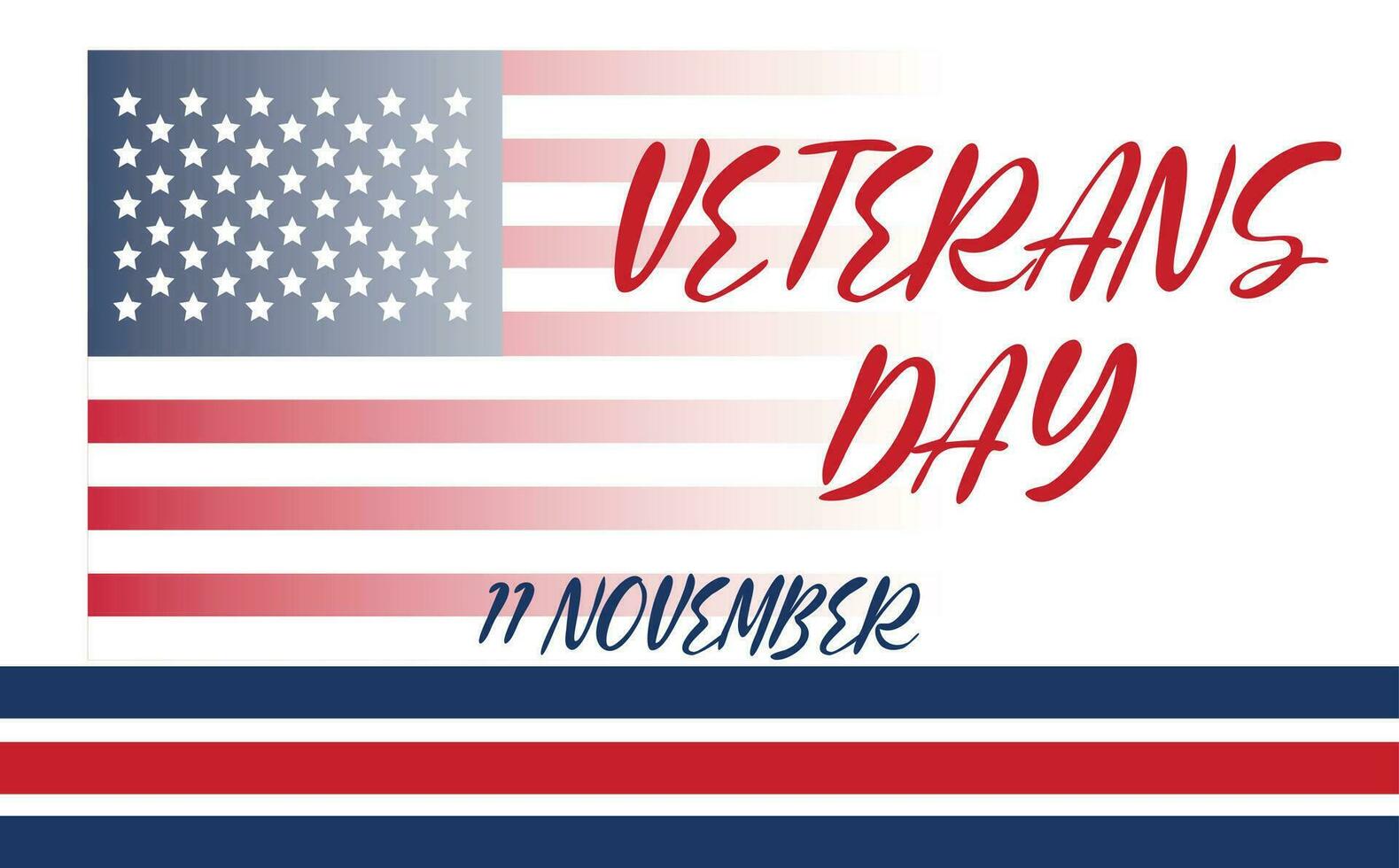 ons veteranen dag achtergrond. gelukkig veteranen dag. Amerikaans vlaggen. ons vlag. november 11 poster, banier, groet kaart, folder, sjabloon vector