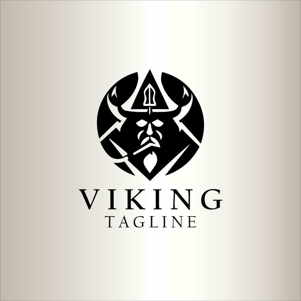 viking logo ontwerp vector sjabloon.