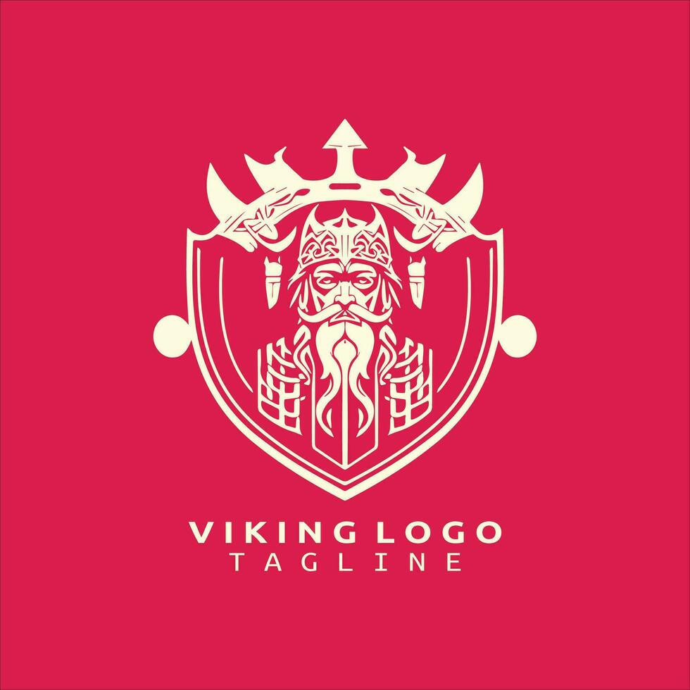 viking logo ontwerp vector sjabloon.