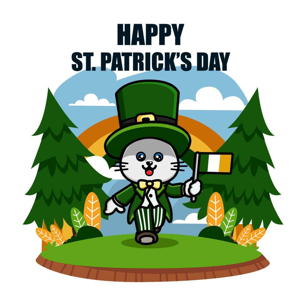 st Patrick dag illustratie vector