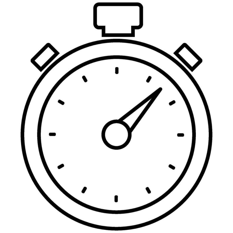 timer stopwatch icoon vector