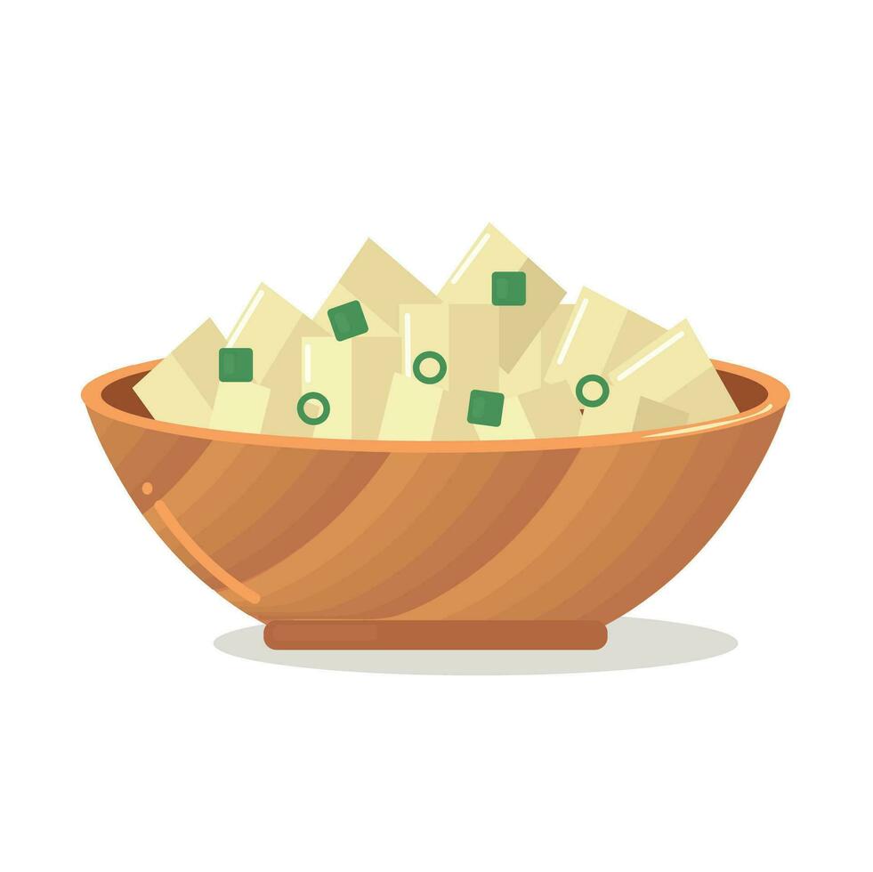 tofu icoon clip art avatar logotype geïsoleerd vector illustratie