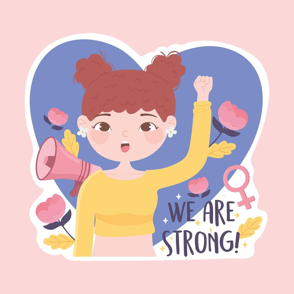 girl power motivatie vector