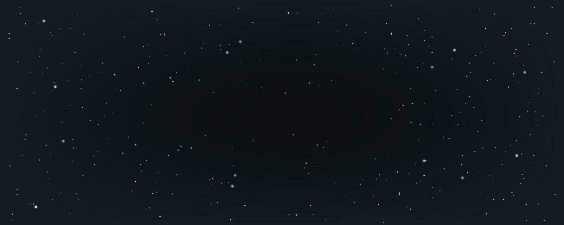 concept van web spandoek. magie kleur heelal. horizontaal ruimte achtergrond met realistisch nevel, sterrenstof en schijnend sterren. eindeloos universum en sterrenhemel nacht lucht vector