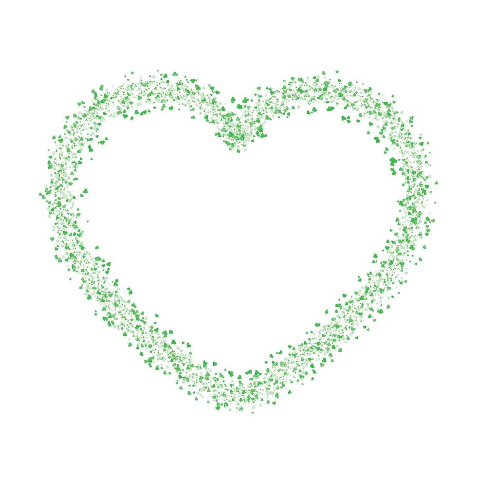 vector valentijnsdag dag achtergrond met hart vormig grens ontwerp