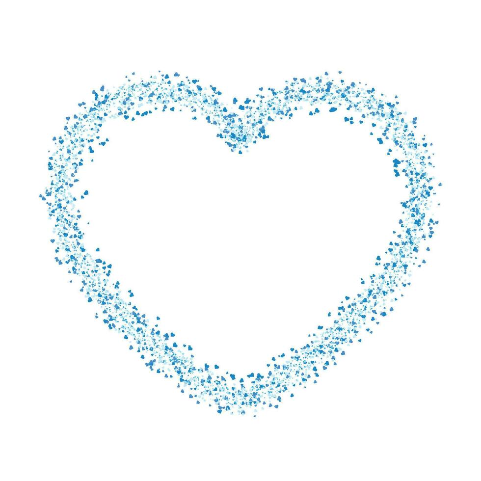 vector valentijnsdag dag achtergrond met hart vormig grens ontwerp