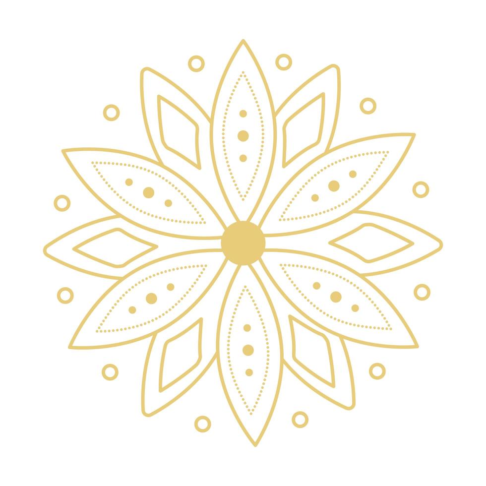 mandala bloem ornament vector