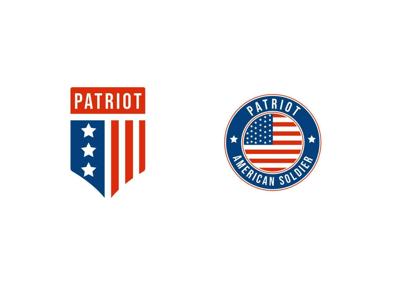 leger veteraan leger patriottisch embleem insigne etiket logo ontwerp vector