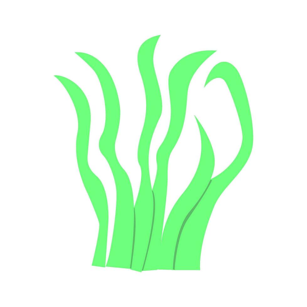 groen gras vlak vector element