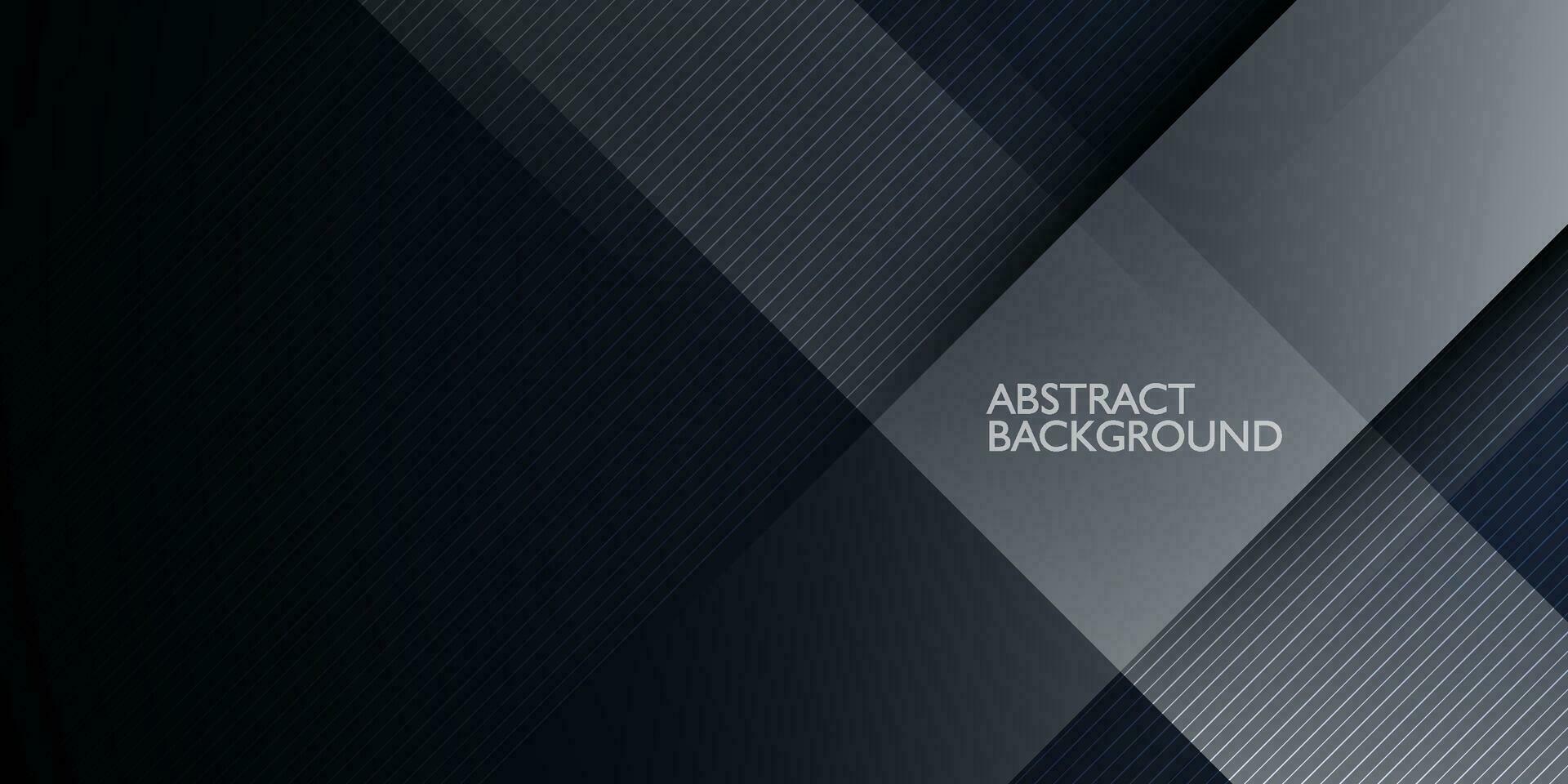 abstract overlappen donker grijs meetkundig helling plein ontwerp lagen achtergrond met lijnen, schaduw, en lichten. eps10 vector