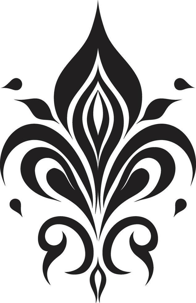 cultureel essence etnisch bloemen logo icoon traditioneel patronen etnisch bloemen vector embleem