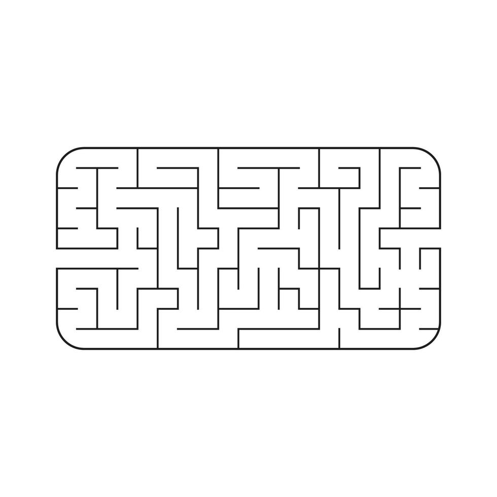 abstact labyrint. spel voor kinderen. puzzel voor kinderen. doolhof raadsel. vector illustratie