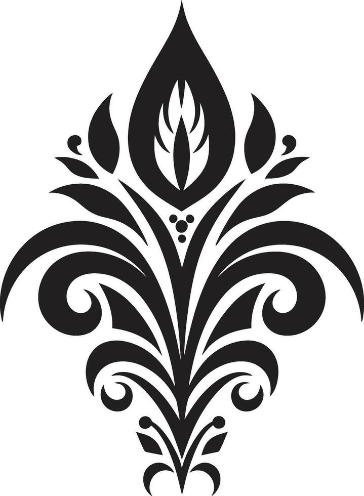 etnisch elegantie decoratief bloemen logo icoon traditie bloesem etnisch bloemen vector ontwerp