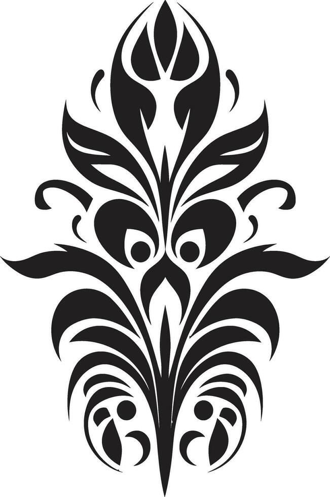 cultureel mozaïek- etnisch bloemen logo icoon ontwerp inheems bloeien decoratief etnisch bloemen element vector