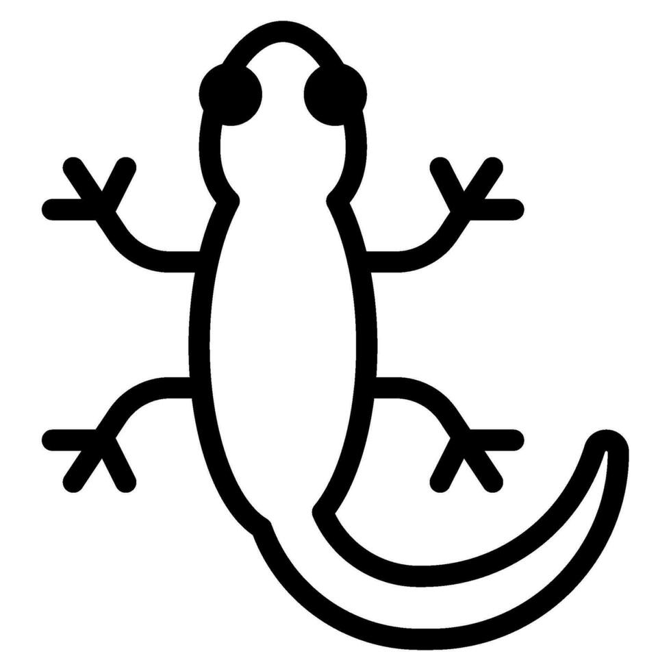 gekko icoon illustratie voor web, app, infografisch, enz vector