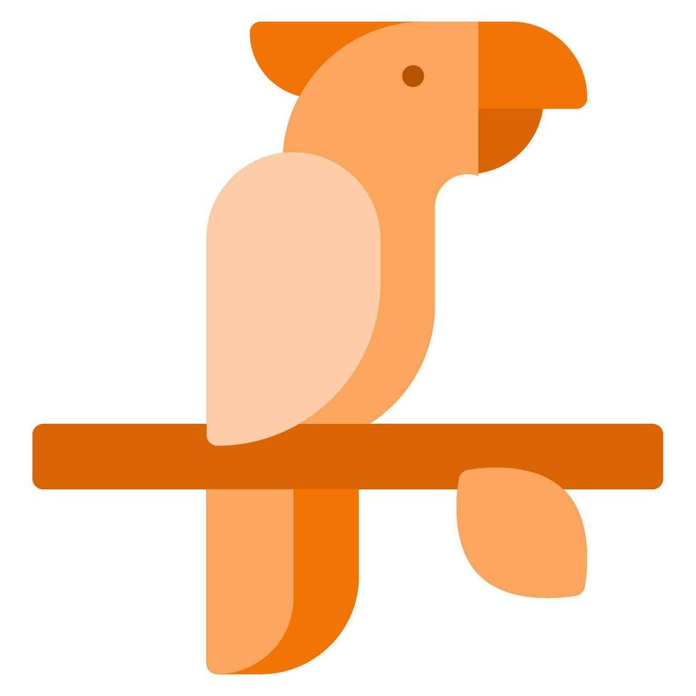 papegaai icoon illustratie voor web, app, infografisch, enz vector