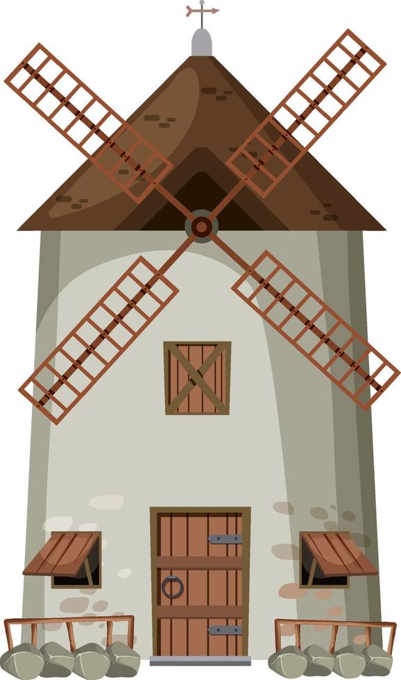 geïsoleerd huis op witte achtergrond vector