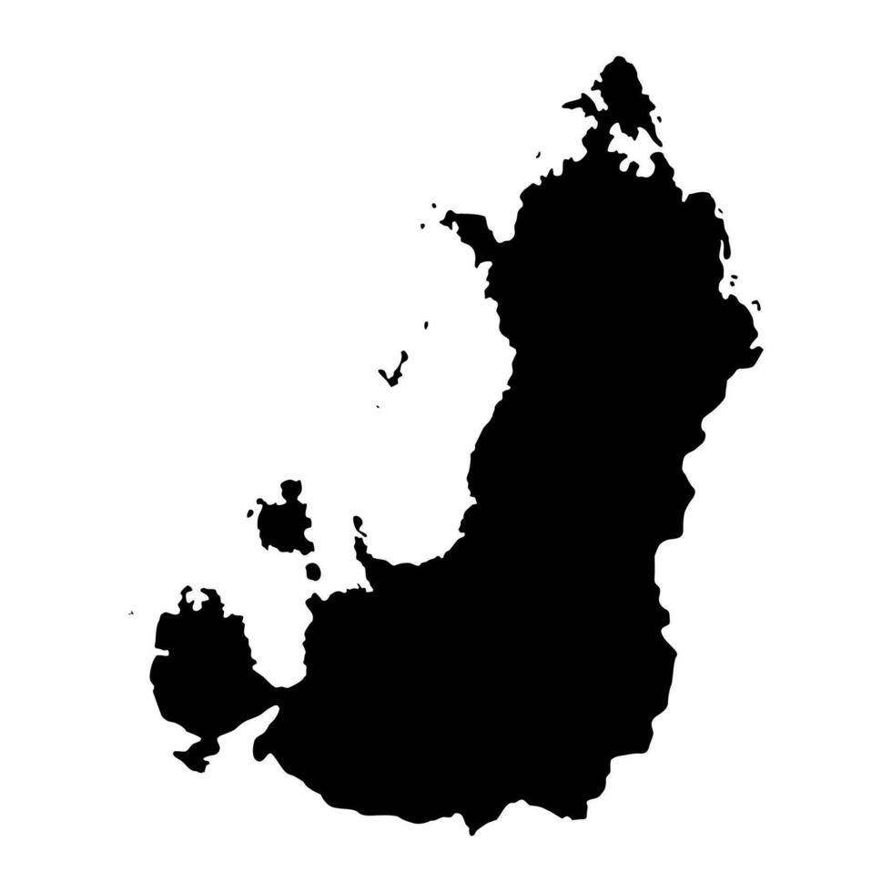 Diana regio kaart, administratief divisie van Madagascar. vector illustratie.