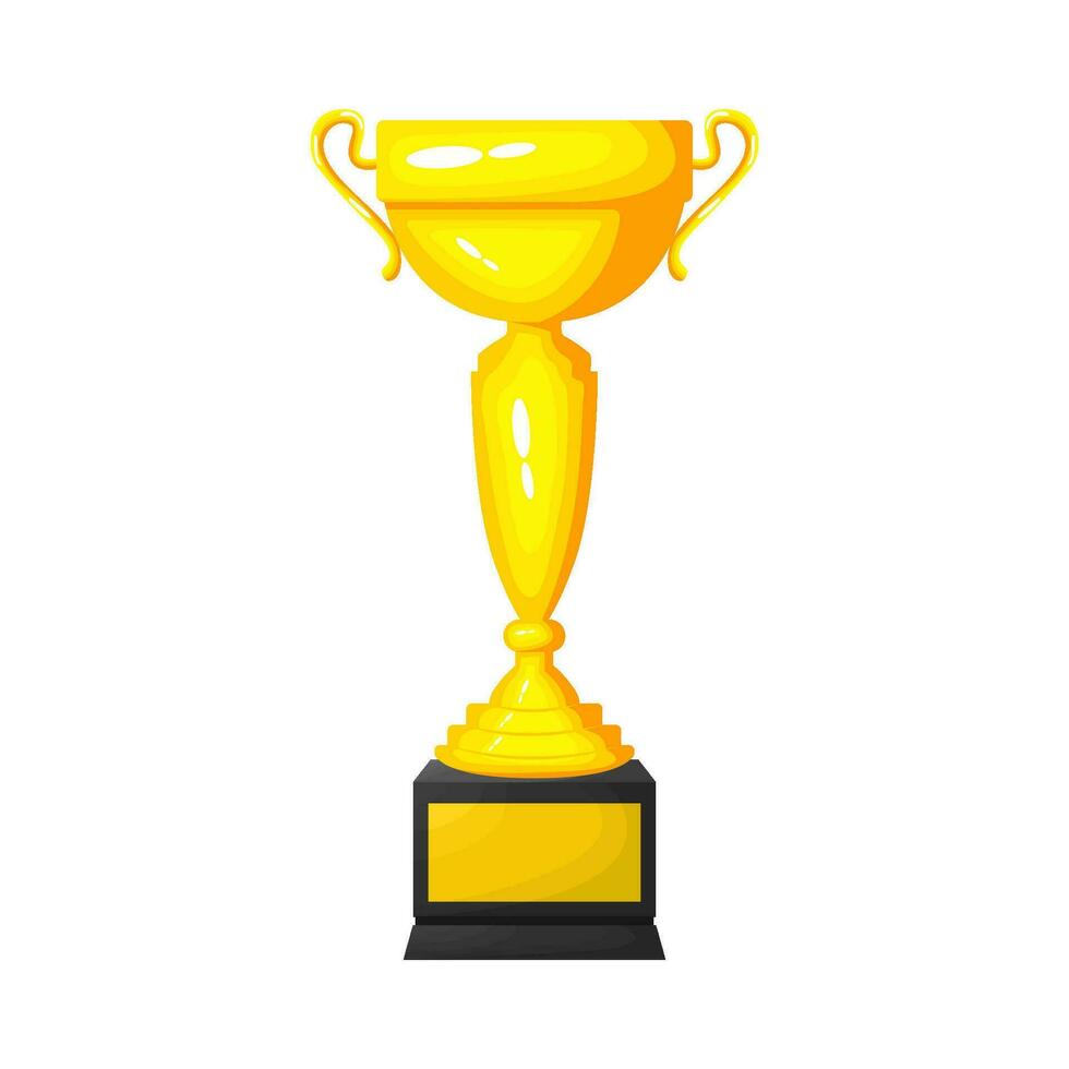 goud trofee kampioen illustratie vector