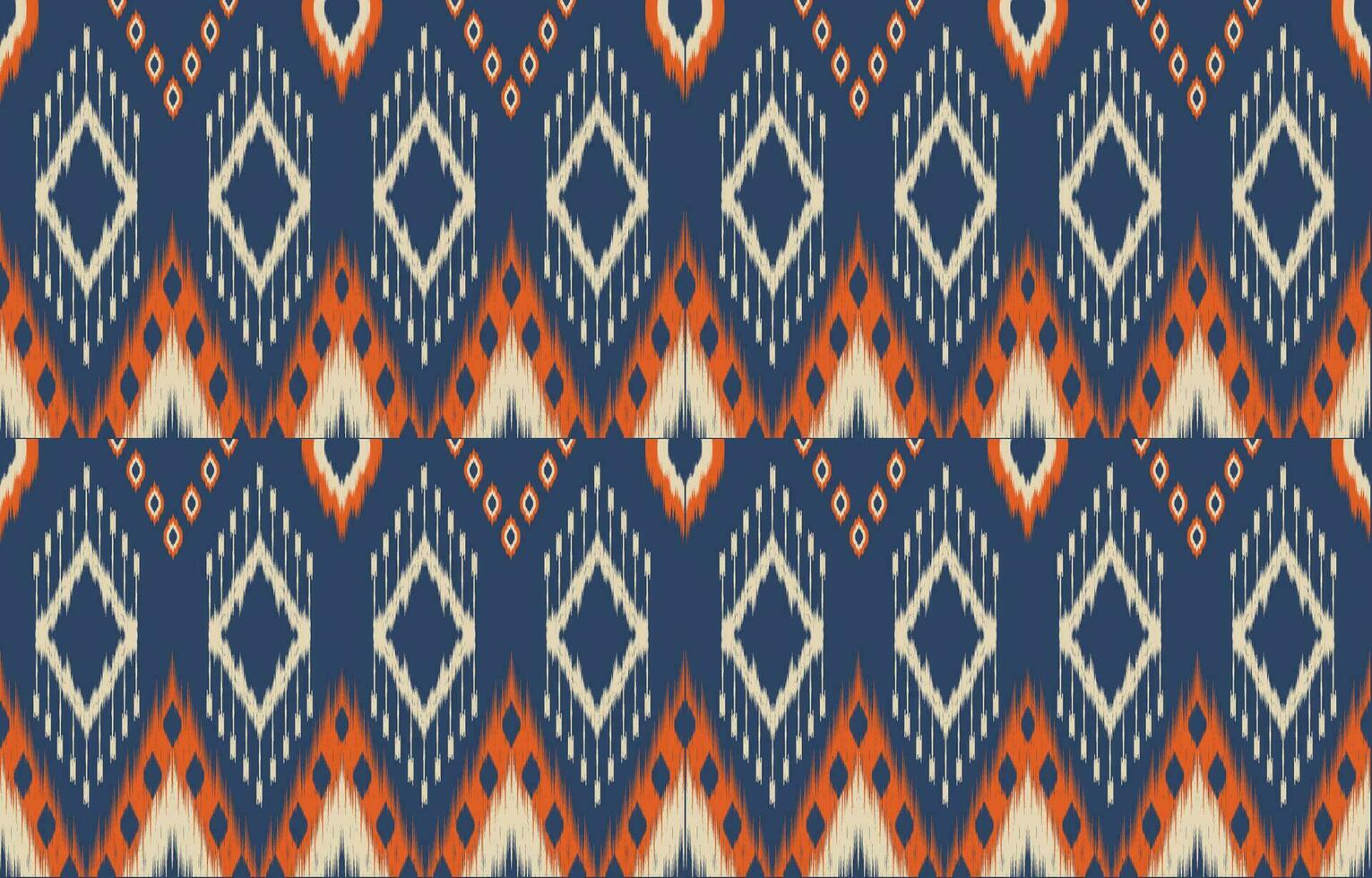 etnisch abstract ikat kunst. aztec ornament afdrukken. meetkundig etnisch patroon naadloos kleur oosters. ontwerp voor achtergrond ,gordijn, tapijt, behang, kleding, inpakken, batik, vector illustratie.