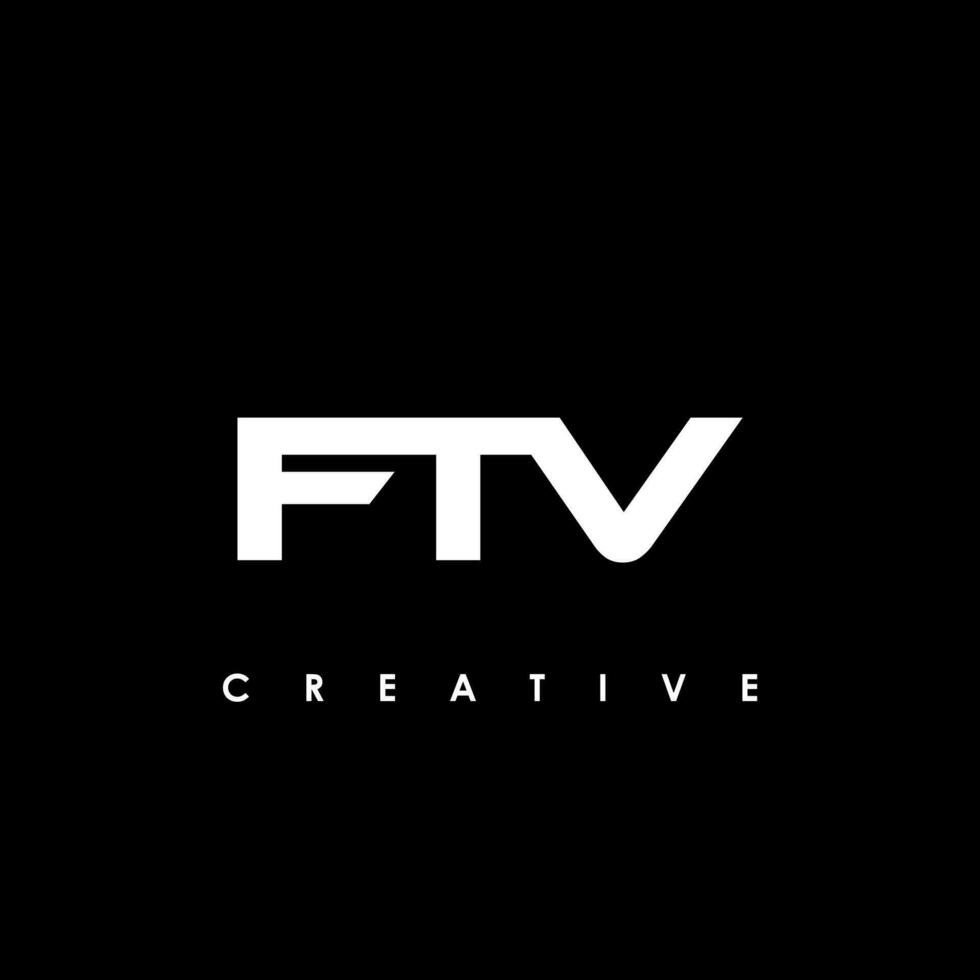 ftv brief eerste logo ontwerp sjabloon vector illustratie