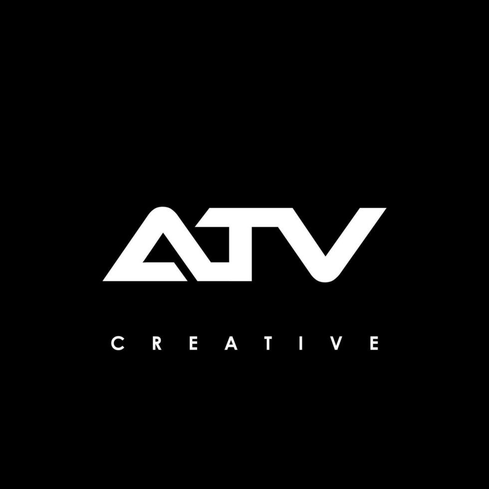 atv brief eerste logo ontwerp sjabloon vector illustratie