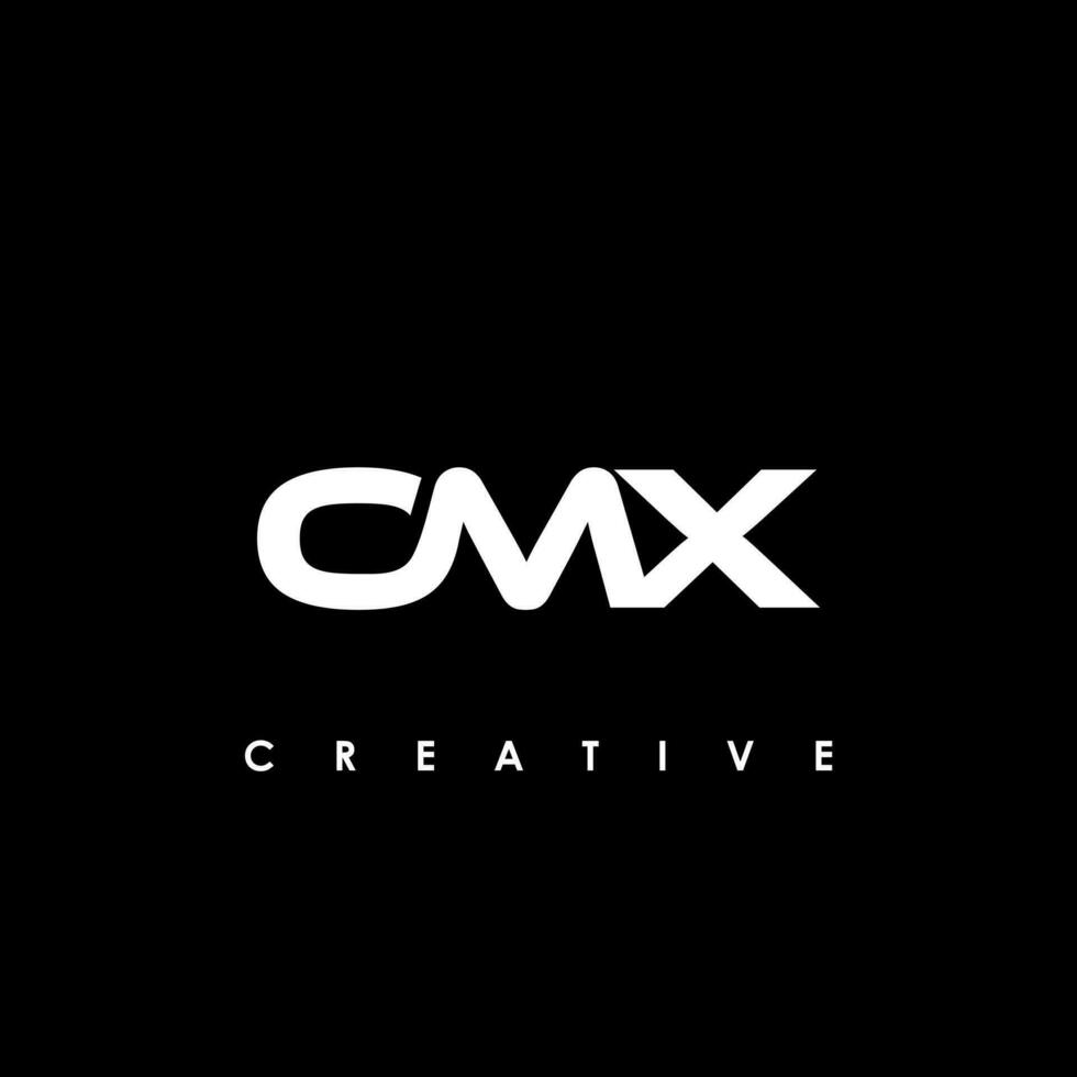 omx brief eerste logo ontwerp sjabloon vector illustratie