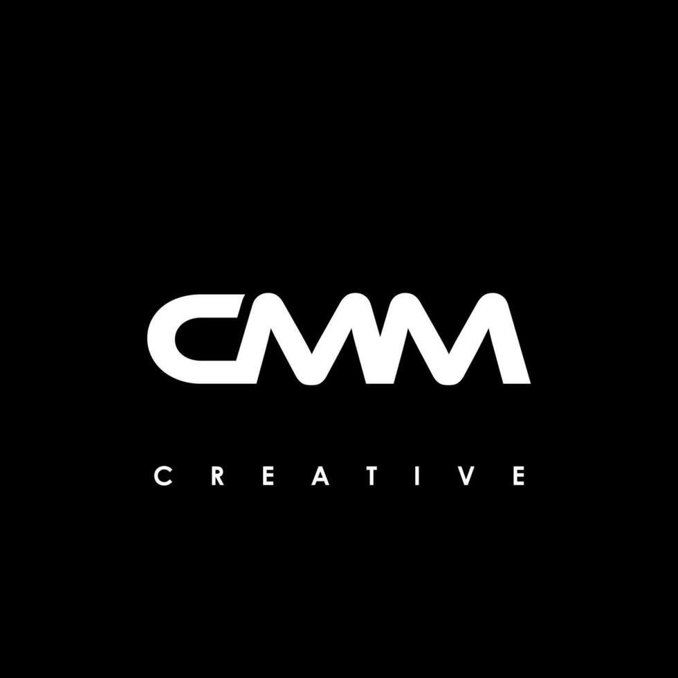 cmm brief eerste logo ontwerp sjabloon vector illustratie