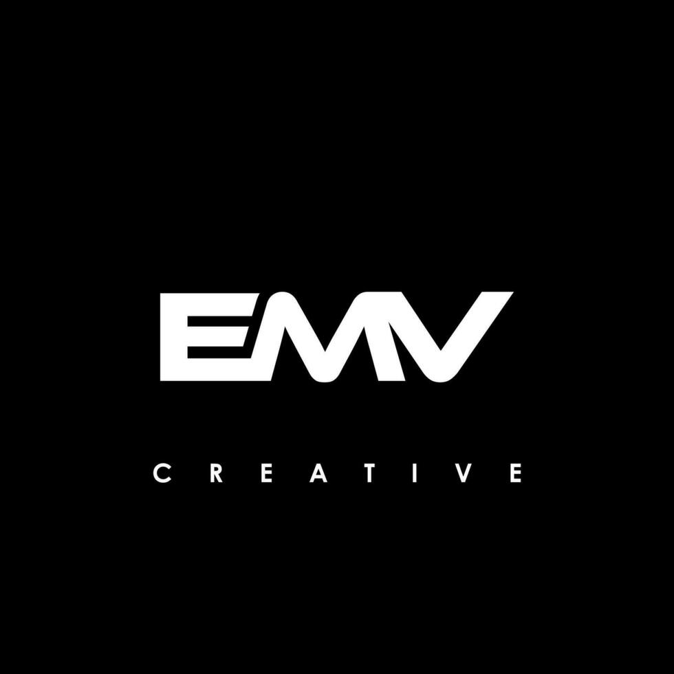 emv brief eerste logo ontwerp sjabloon vector illustratie