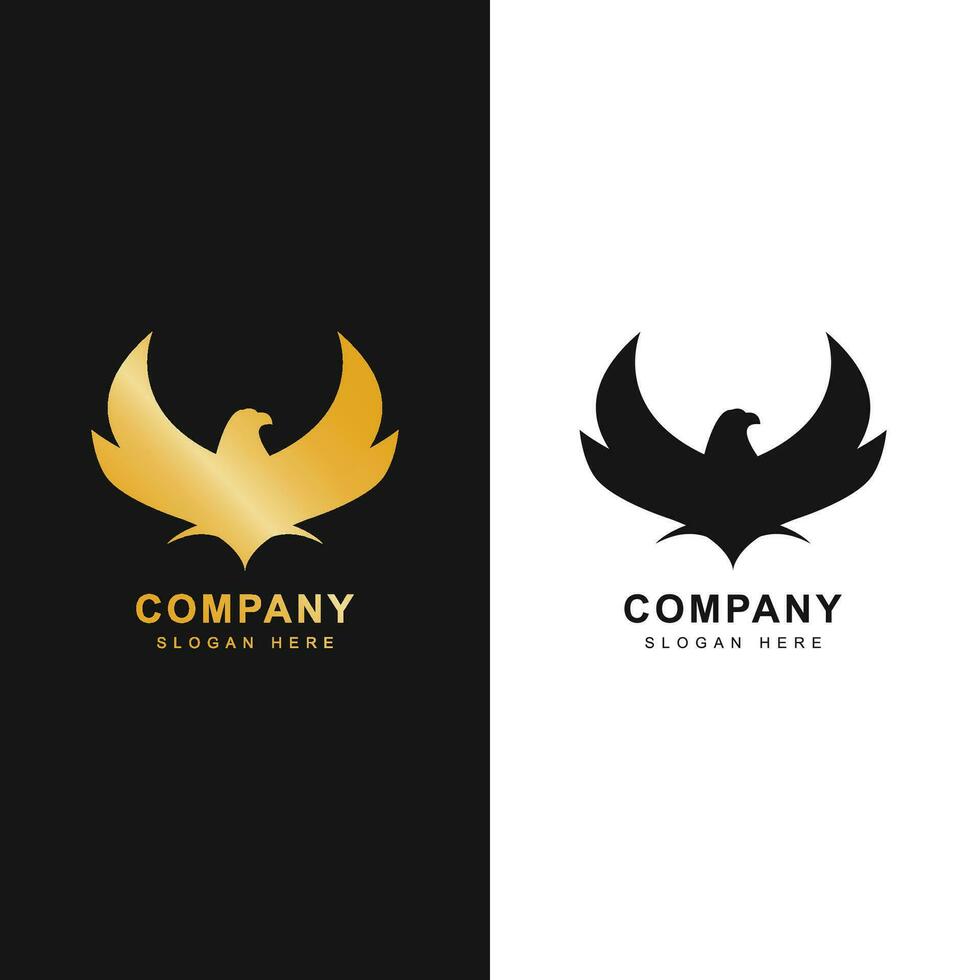 adelaar logo vector dier logo ontwerp vliegend adelaar logo vector illustratie