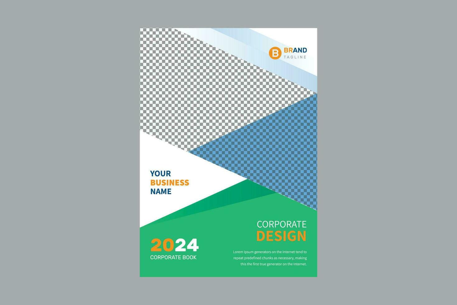 jaar- verslag doen van brochure folder ontwerp sjabloon vector, brochure, presentatie boek Hoes Sjablonen, lay-out in a4 grootte vector