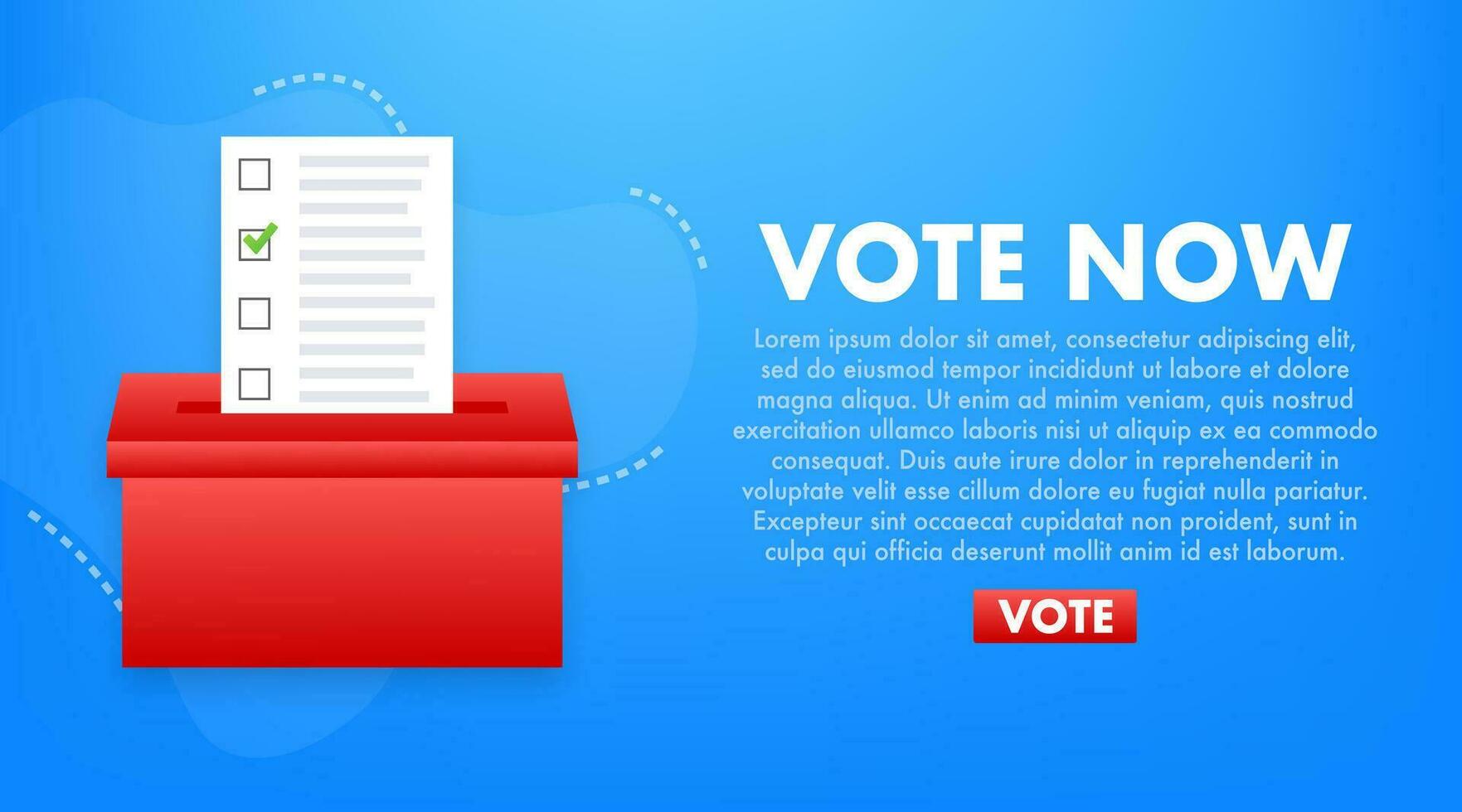 online stemmen concept vector illustratie met stemming doos en controleren markering, digitaal verkiezing en democratie thema