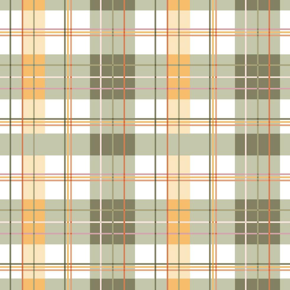 groen voorjaar plaid naadloos patroon. Pasen geruit herhaling achtergrond. vector teder textuur, meetkundig afdrukken, behang, flanel ontwerp, Schots ornament, controleren, katoenen stof Schotse ruit motief pastel kleur