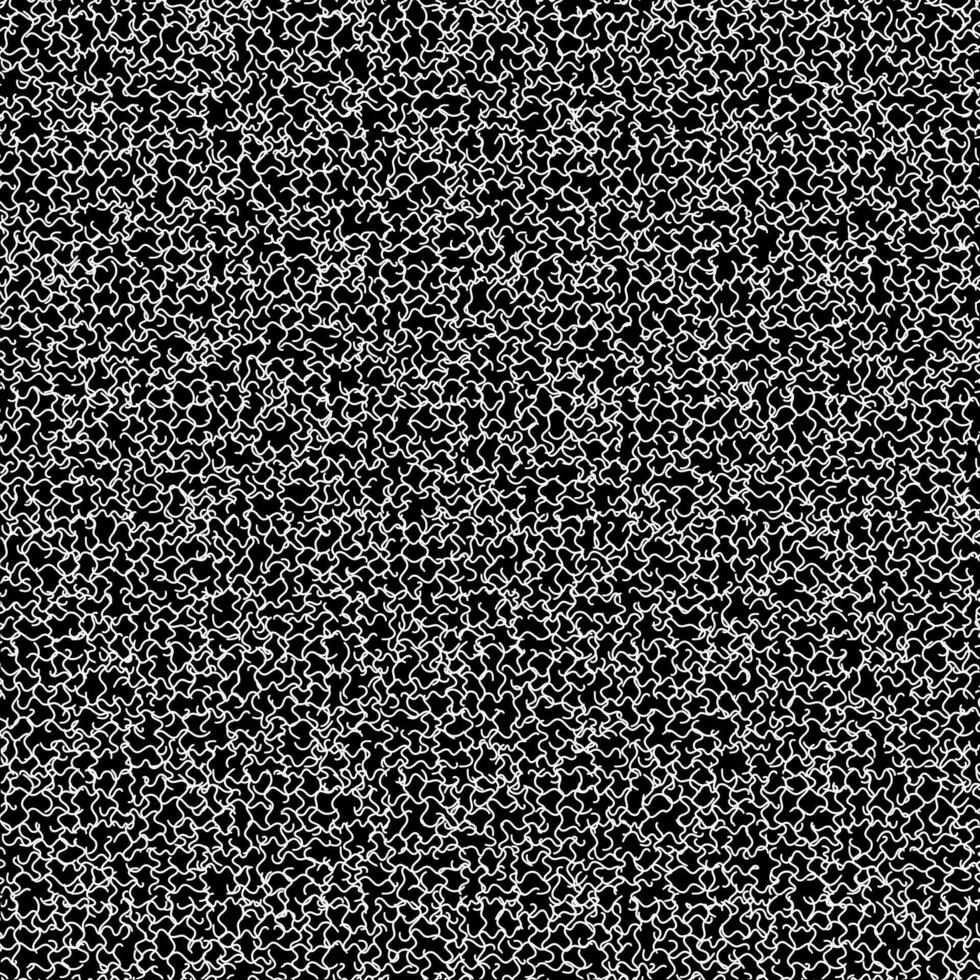 vector abstract patroon in de het formulier van wit streepjes en golvend lijnen Aan een zwart achtergrond