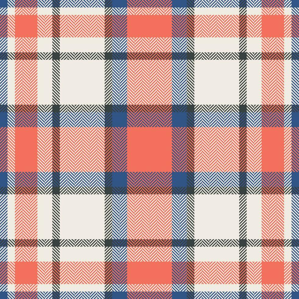 plaid controleren patroon. naadloos kleding stof textuur. Schotse ruit textiel afdrukken. vector